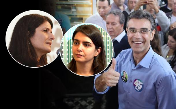 Zeina Latif, Laura Muller Machado e Rodrigo Garcia