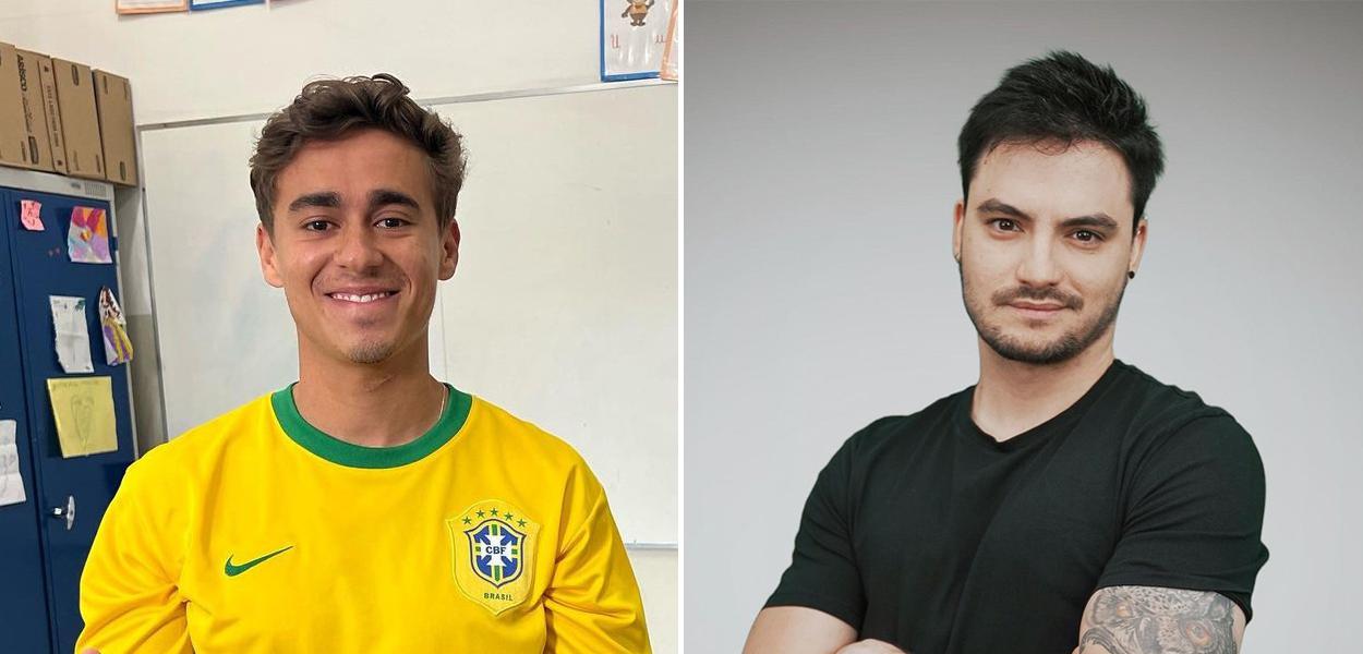 Nikolas Ferreira e Felipe Neto (Foto: Reprodução/Instagram) Nikolas Ferreira e Felipe Neto