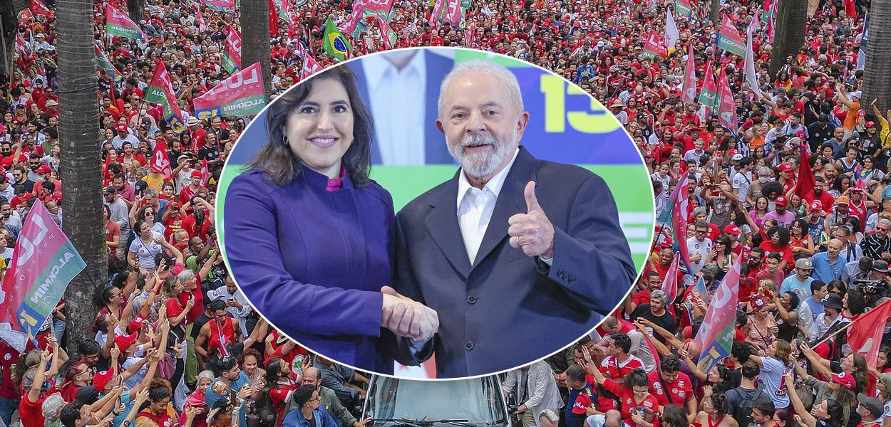 Simone Tebet e Lula (Foto: Ricardo Stuckert) www.brasil247.com - Simone Tebet e Lula