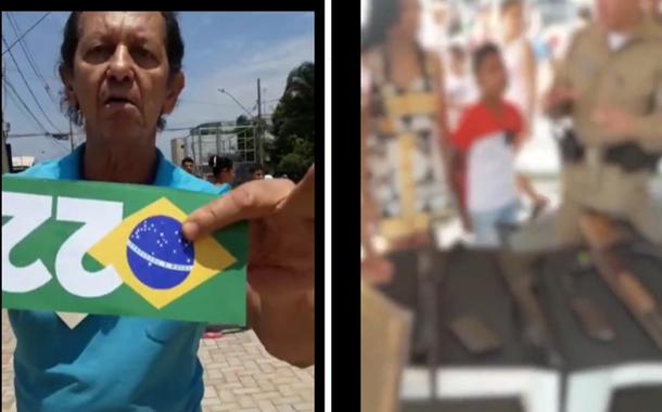 Prefeita de Uberaba exibe fuzis, granadas e materiais de Bolsonaro para 