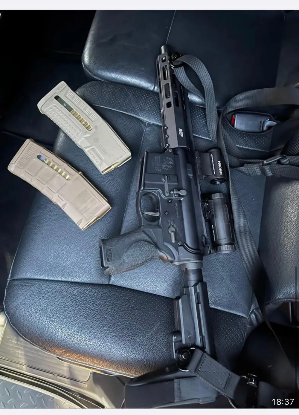 Fuzil 762 com mira telescópica