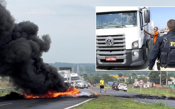 Rodovias bloqueadas por bolsonaristas revoltados