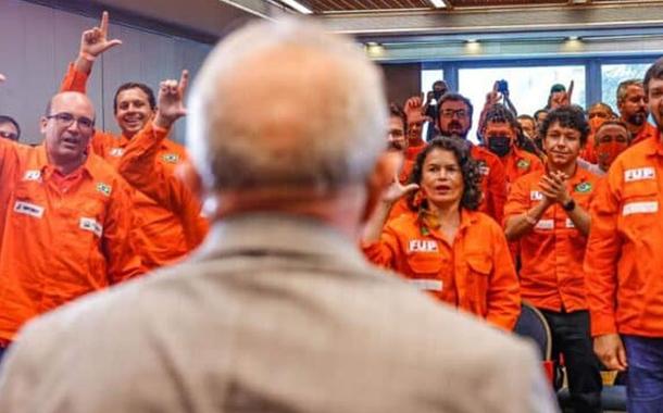 Lula e petroleiros