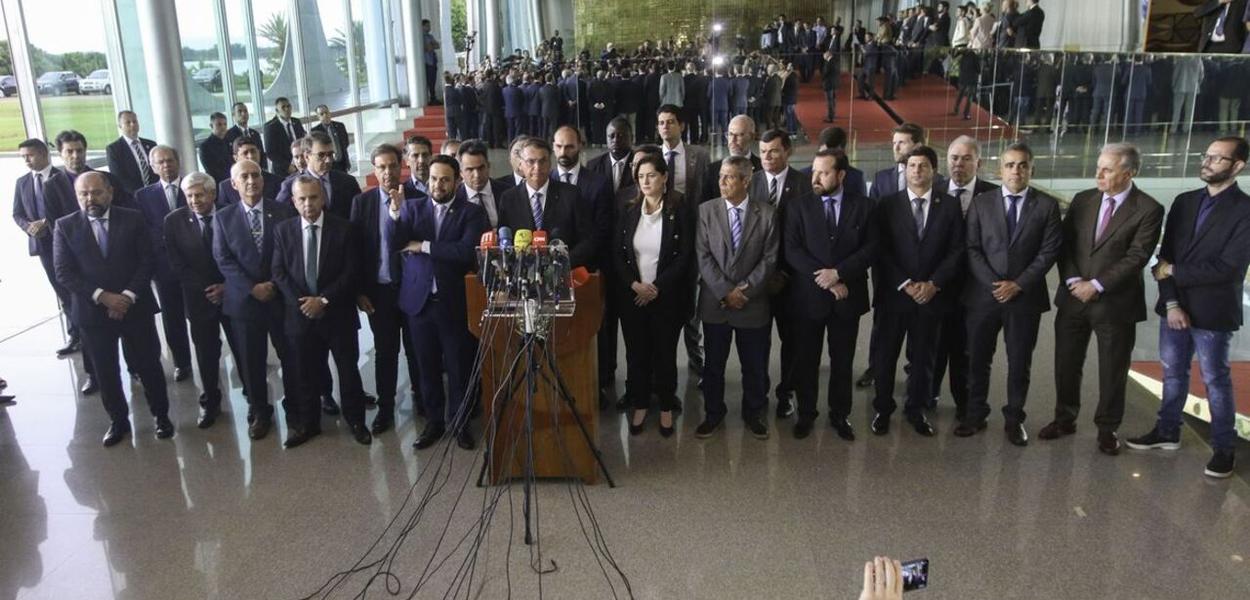 Jair Bolsonaro faz pronunciamento 44 horas após resultado das eleições (Foto: Fabio Rodrigues-Pozzebom/ Agência Brasil) www.brasil247.com - Jair Bolsonaro faz pronunciamento 44 horas após resultado das eleições