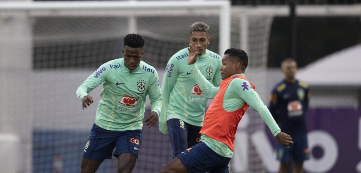 Seleção brasileira treina em Turim (Foto: Lucas Figueiredo/CBF) www.brasil247.com - Seleção brasileira treina em Turim