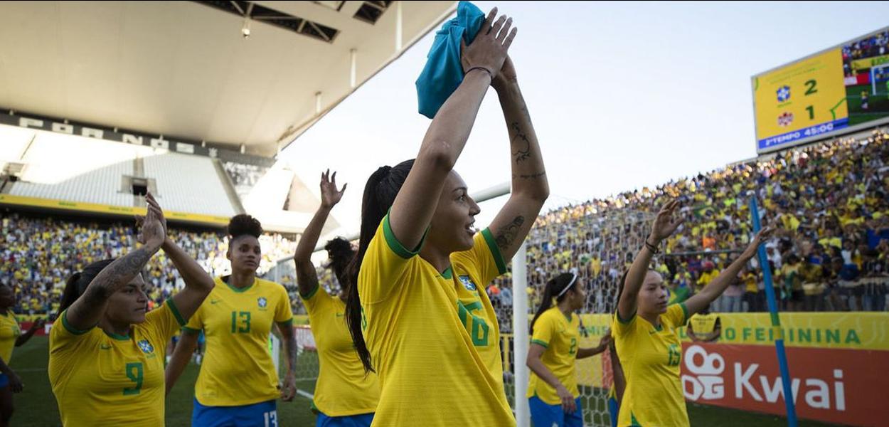 Seleção feminina de futebol - 15.11.2022 (Foto: Lucas Figueiredo/CBF) www.brasil247.com - Seleção feminina de futebol - 15.11.2022