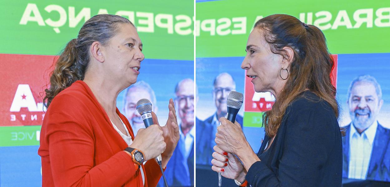 Ana Moser e Isabel Salgado (Foto: Ricardo Stuckert) www.brasil247.com - Ana Moser e Isabel Salgado