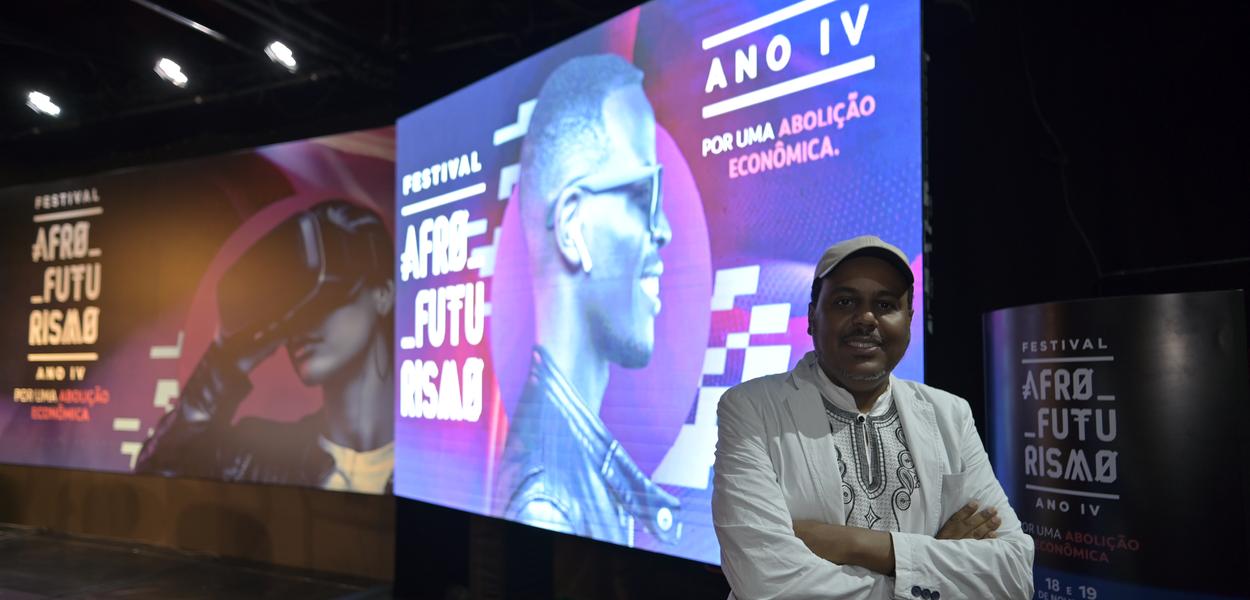 Paulo Rogério Nunes, cofundador da Vale do Dendê e um dos idealizadores do Festival Afrofuturismo (Foto: Fábio Bouzas) www.brasil247.com - Paulo Rogério Nunes, cofundador da Vale do Dendê e um dos idealizadores do Festival Afrofuturismo