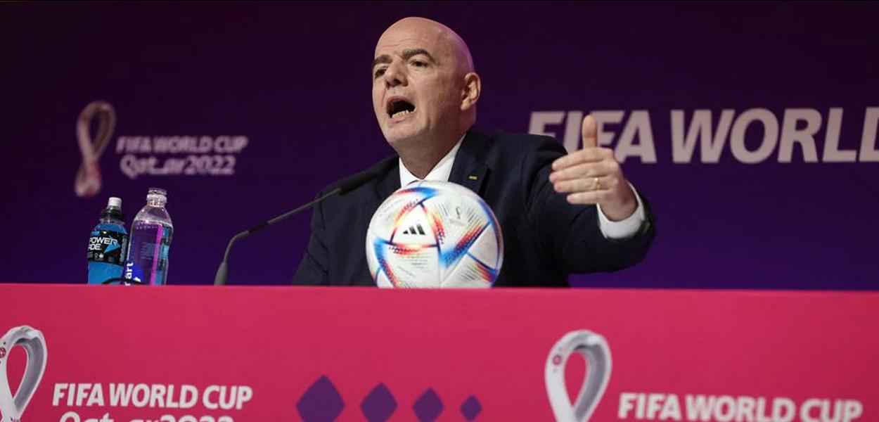 Gianni Infantino (Foto: REUTERS/Matthew Childs) www.brasil247.com - Gianni Infantino