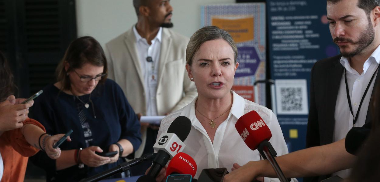 Gleisi Hoffmann (Foto: Antonio Cruz/Agência Brasil) www.brasil247.com - Gleisi Hoffmann