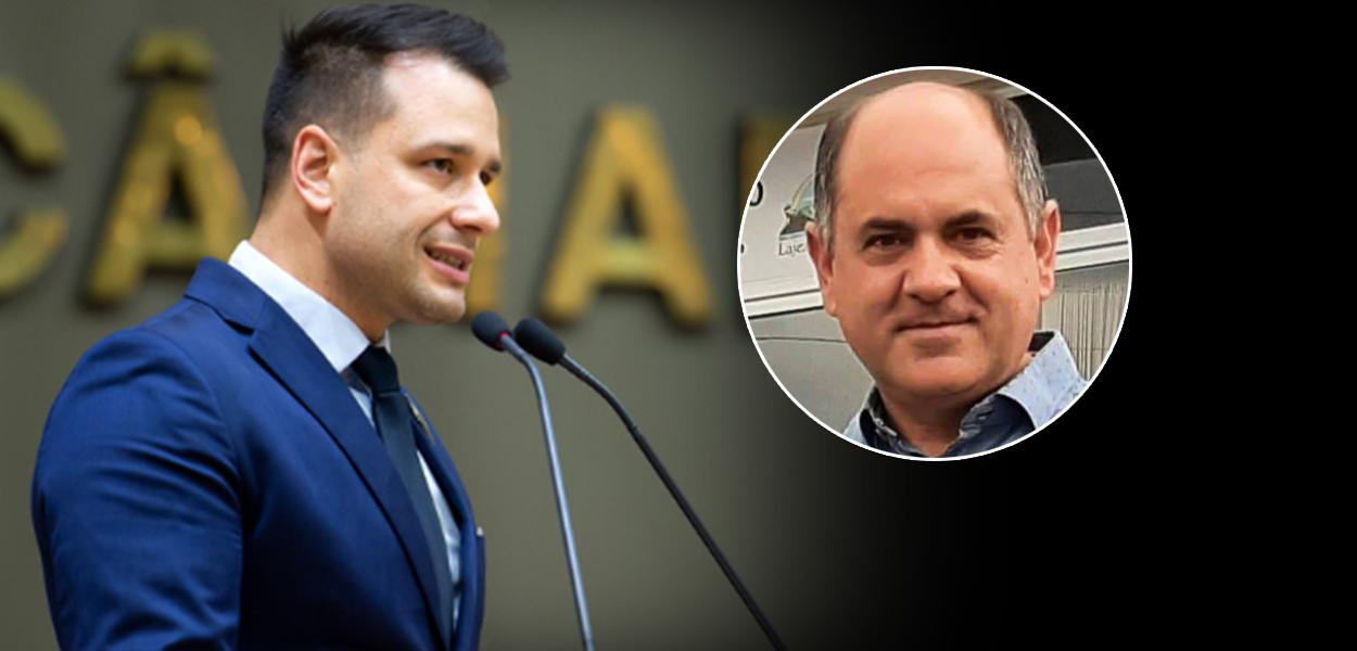 Leonel Radde (de terno) e Roberto Maciel (Foto: Cristina Beck/CMPA | Reprodução/Facebook) www.brasil247.com - Leonel Radde (de terno) e Roberto Maciel
