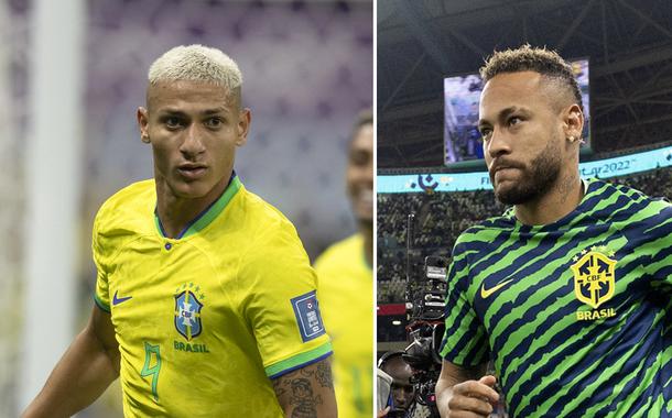 Richarlison | Neymar (Foto: Lucas Figueiredo/CBF) Richarlison | Neymar