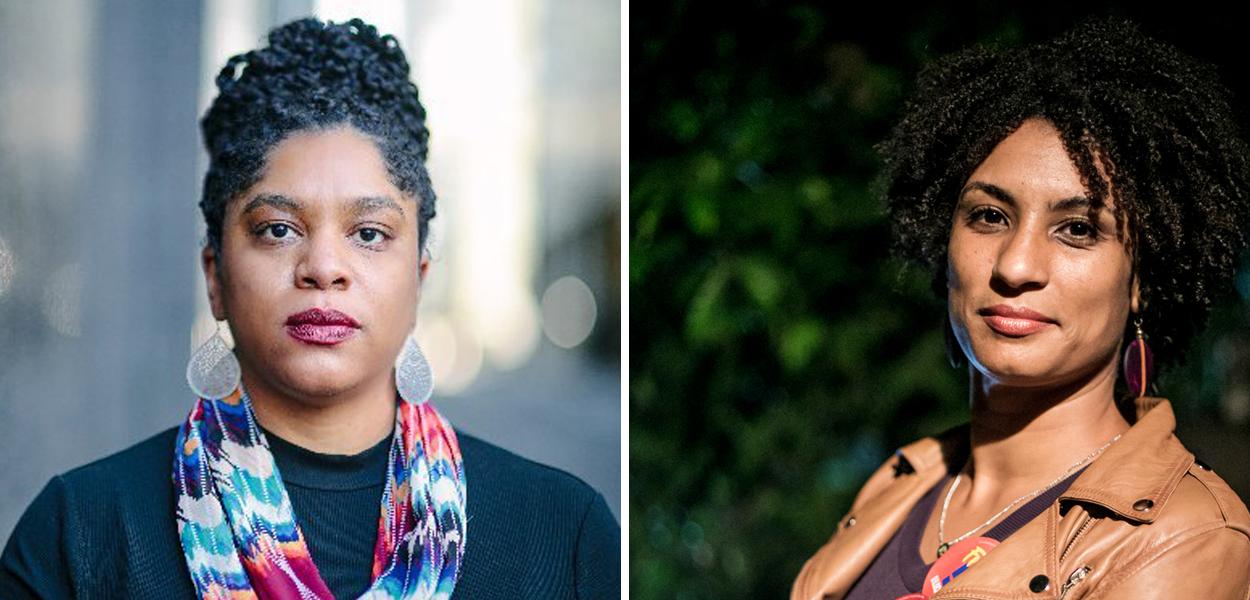 Sharrelle Barber e Marielle Franco (Foto: Divulgação) www.brasil247.com - Sharrelle Barber e Marielle Franco