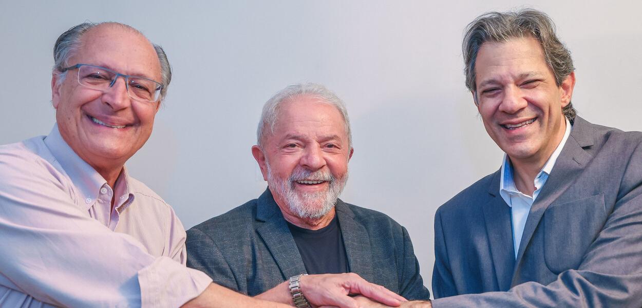 Alckmin, Lula e Haddad (Foto: Ricardo Stuckert) www.brasil247.com - Alckmin, Lula e Haddad
