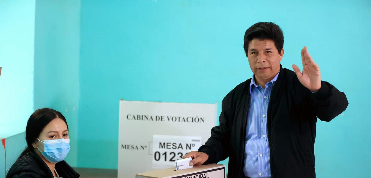 Pedro Castillo (Foto: JHONEL RODRIGUEZ ROBLES / PR PERU) www.brasil247.com - Pedro Castillo
