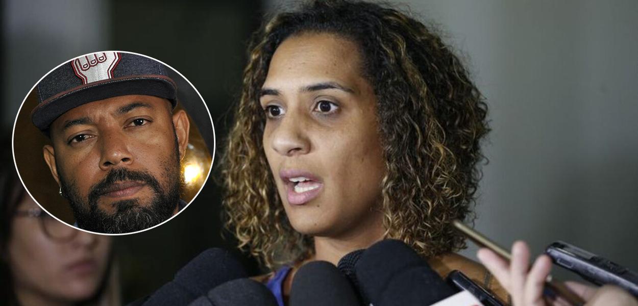 Douglas Belchior e Anielle Franco (Foto: Felipe Gonçalves-247 / Fernando Frazão-Agência Brasil) www.brasil247.com - Douglas Belchior e Anielle Franco