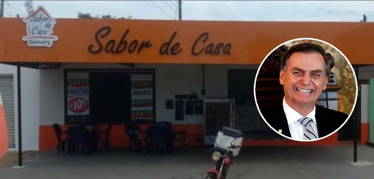 www.brasil247.com - Restaurante Sabor de Casa e Jair Bolsonaro