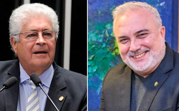 Roberto Requião e Jean Paul Prates (Foto: Jefferson Rudy/Agência Senado - Ricardo Stuckert/Divulgação) Roberto Requião e Jean Paul Prates