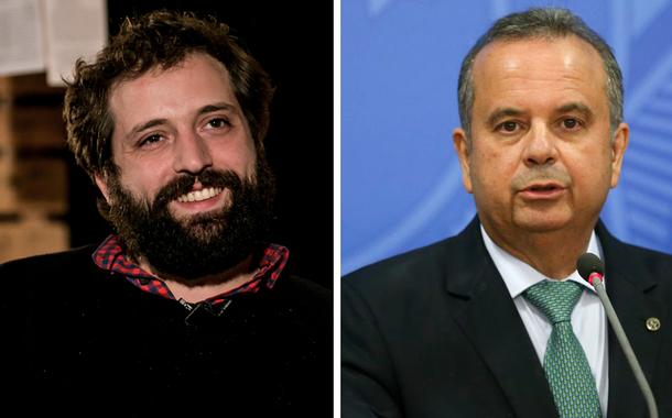 Gregorio Duvivier (à esq.) e Rogério Marinho (Foto: Divulgação | ABR) Gregorio Duvivier (à esq.) e Rogério Marinho