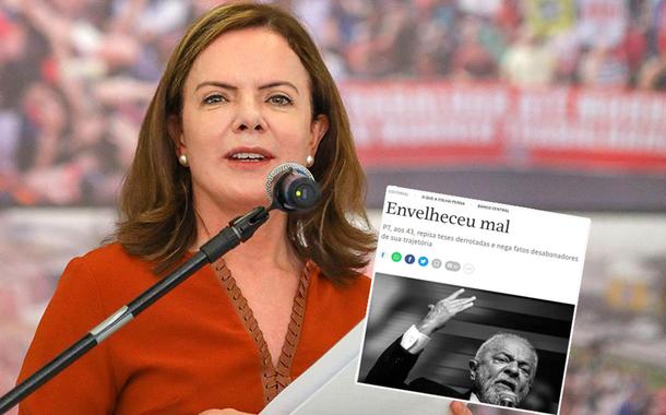 Gleisi dá resposta à Folha após editorial contra o PT: 