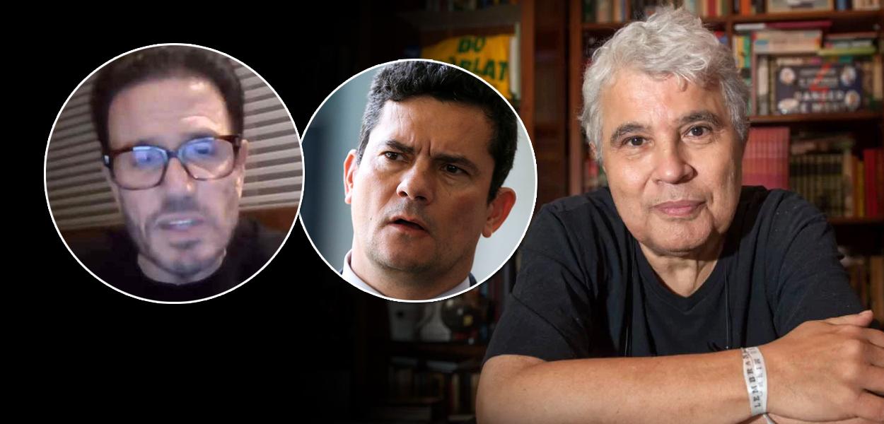 Tony Garcia, Sergio Moro e Ricardo Noblat (Foto: Reprodução | ABR | Sérgio Amaral/Divulgação) Tony Garcia, Sergio Moro e Ricardo Noblat