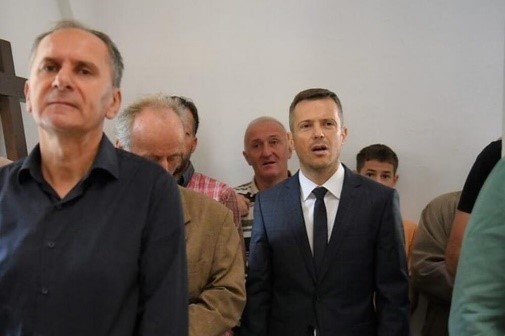 Saša Mujović na liturgiji