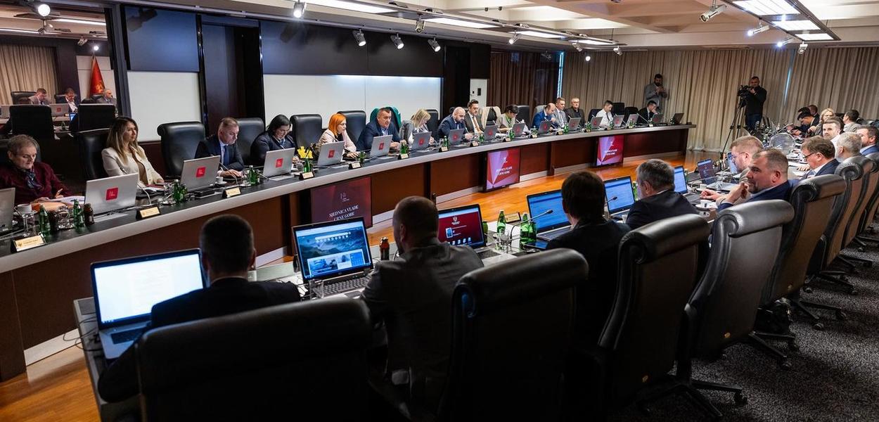 Sa današnje sjednice Vlade (Foto: gov.me)