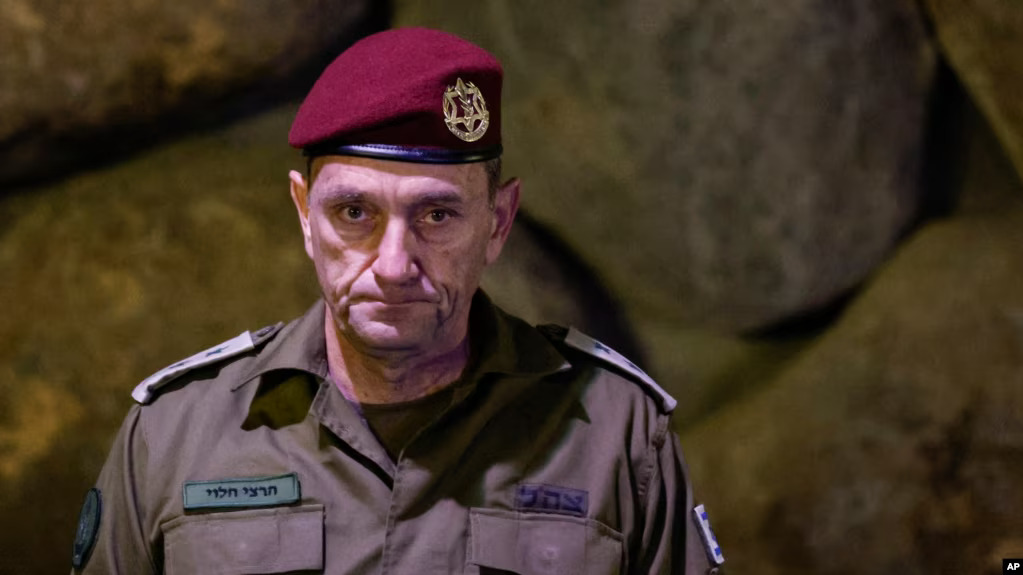 Načelnik generalštaba izraelske vojske Herci Halevi, 6. maj 2024. (Foto: AP)