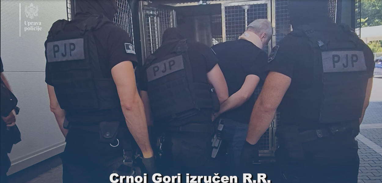 Crnoj Gori izručen Ranko Radulović (Foto: Uprava policije)