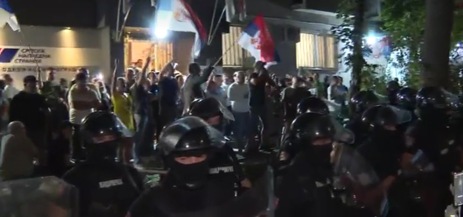 Sa protesta na Novom Beogradu (Foto: N1)