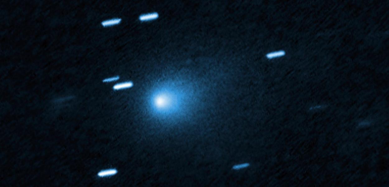 Kometa  3I/ATLAS na udaljenosti od 445,8 miliona kilometara od Zemlje (Foto: NASA/European Space Agency via AP)