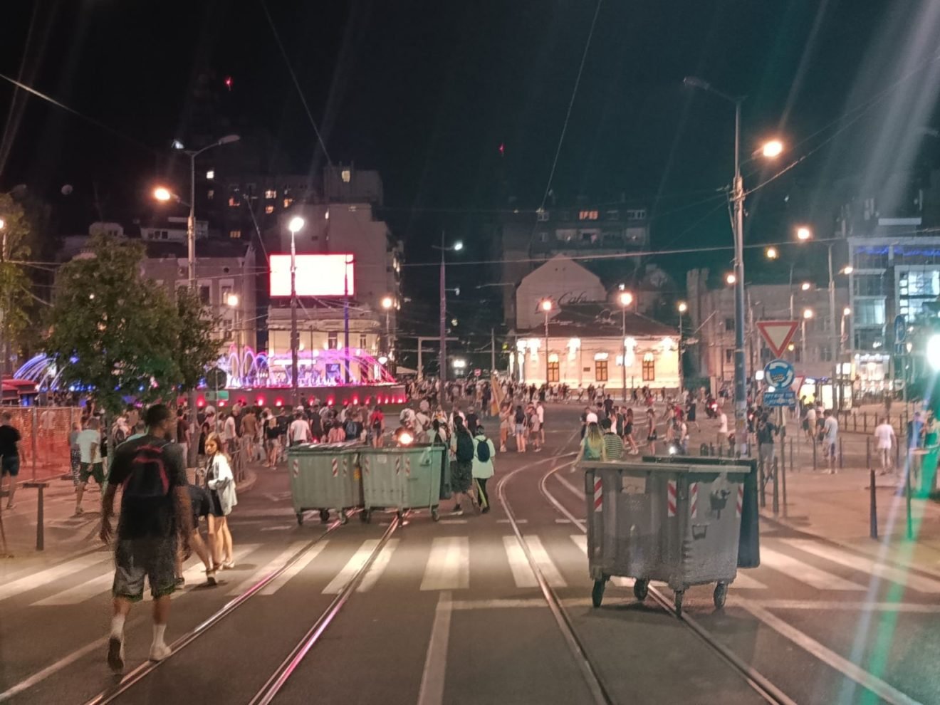 Slvija protest