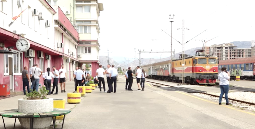 Drugi dan bez željezničkog saobraćaja (Foto: TV E - stop kadar)