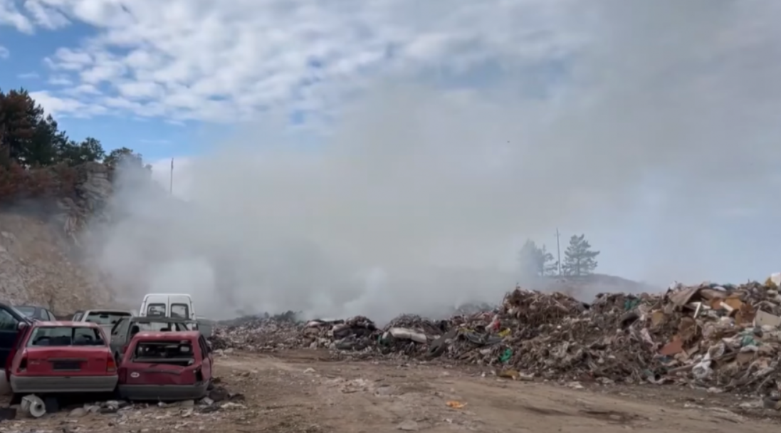 Požar na Brajićima (Foto: RTV Budva - stop kadar)