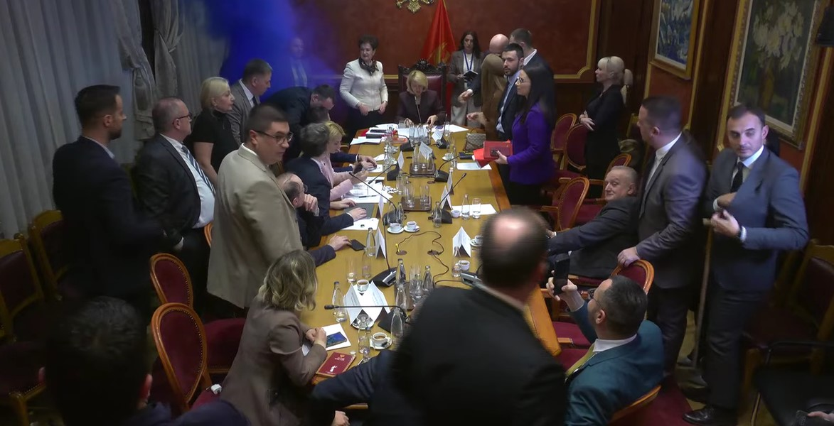 Sjednica Ustavnog odbora na kojoj je konstatovan prestanak mandata sutkinji Dragani Đuranović
