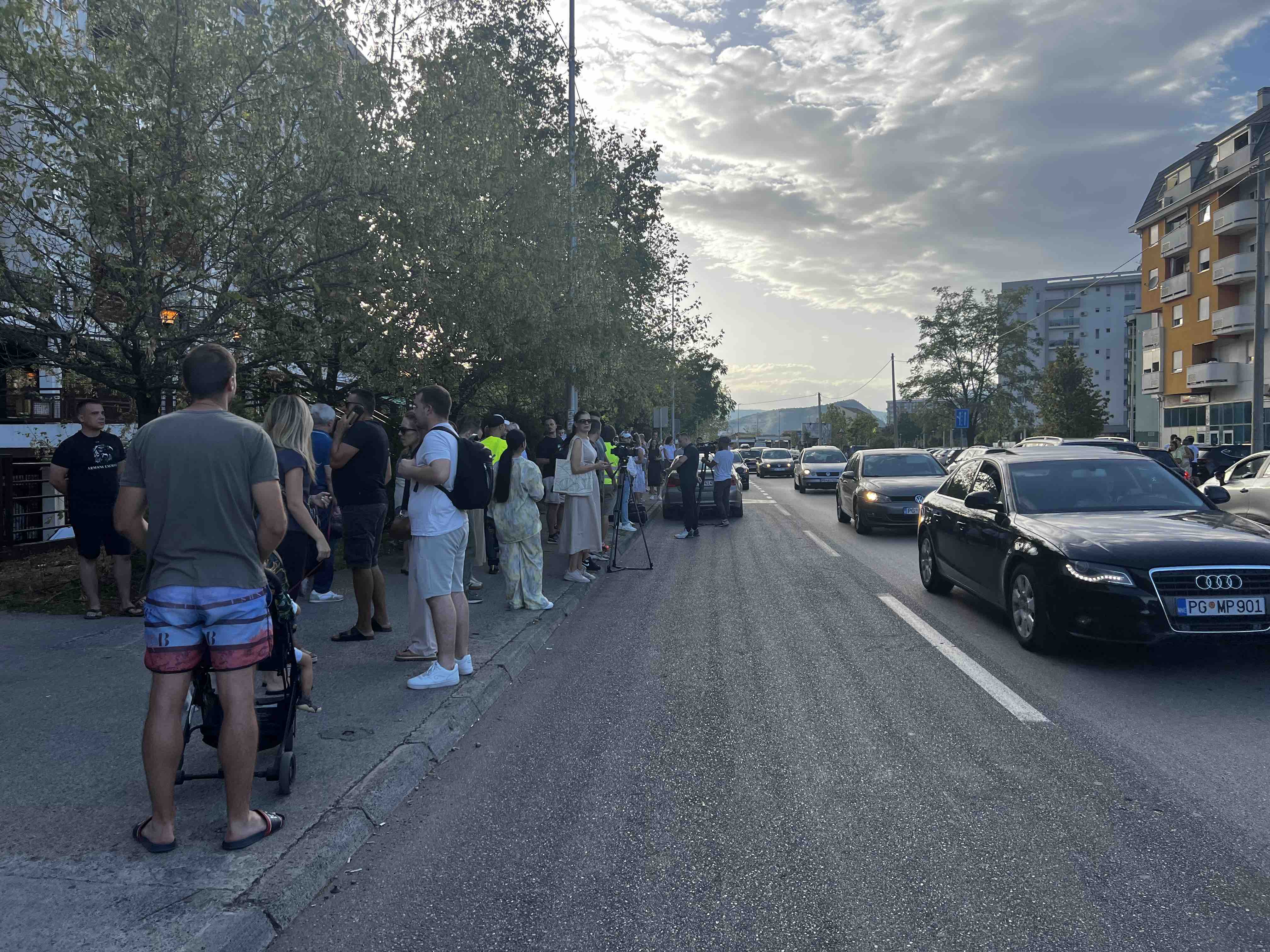 Protest na Zabjelu