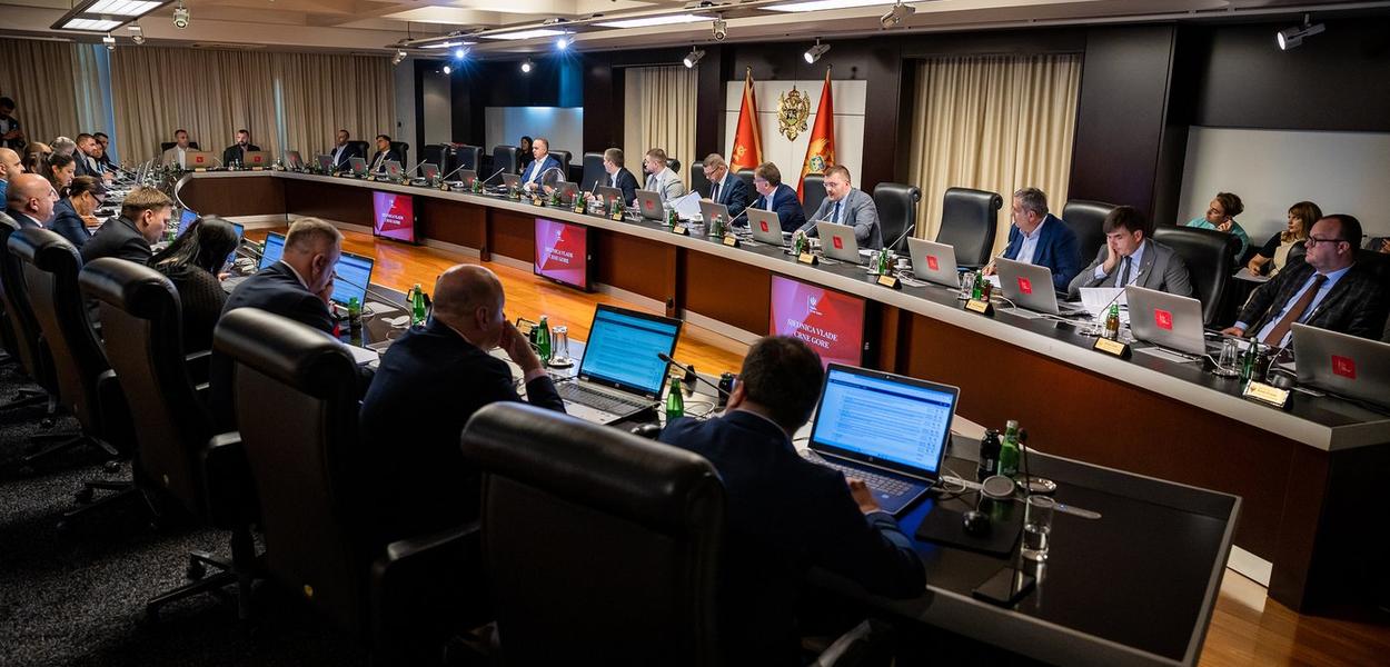Sa današnje sjednice Vlade (Foto: Vlada Crne Gore)