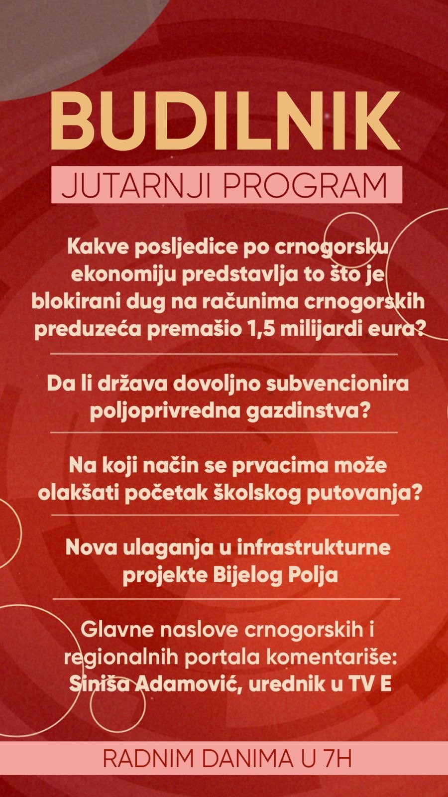 (Foto: TV E)