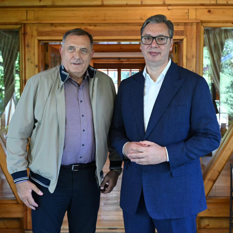 Dodik i Vučić (Foto: buducnostsrbijeav/Instagram)