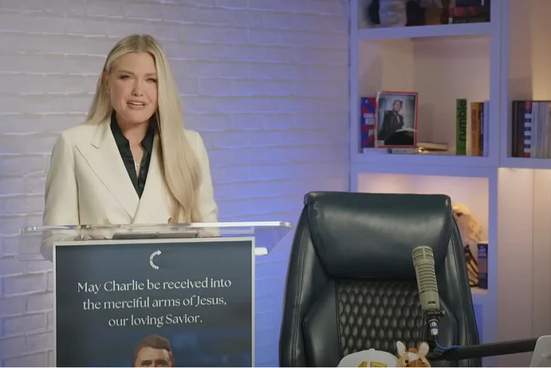 Erika Kirk, supruga ubijenog Čarlija Kirka (Foto: Charlie Kirk/Youtube (screenshot))