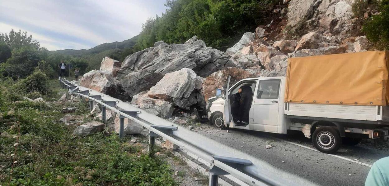 Odron u Obzovici (Foto: Patrola CG)
