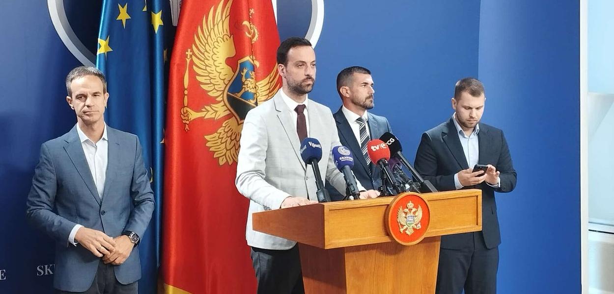Zirojević na konferenciji za medije (Foto: Antena M)