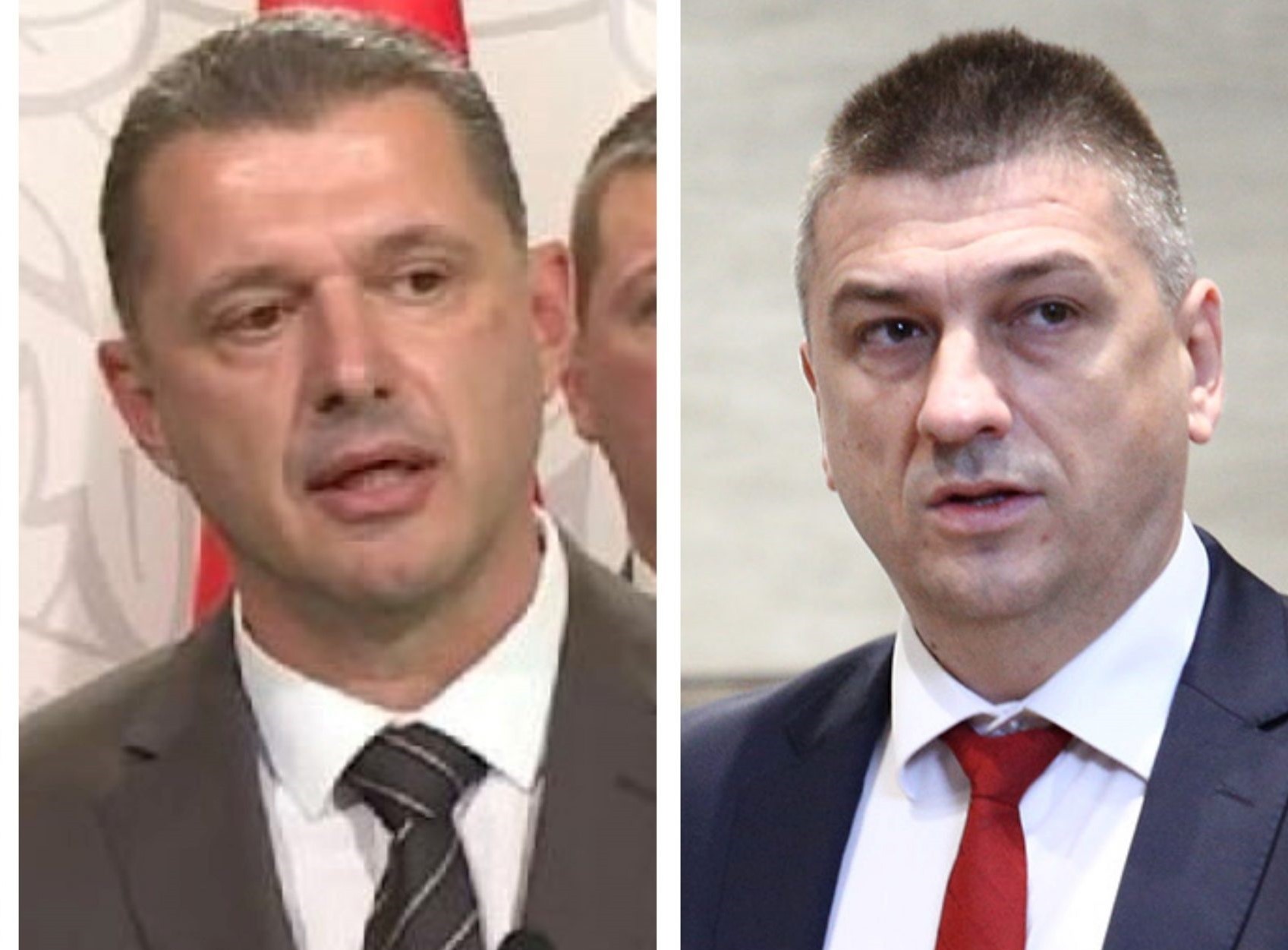 BEZ REAKCIJE. Glavni specijalni tužilac Vladimir Novović i šef SPO Predrag Šuković