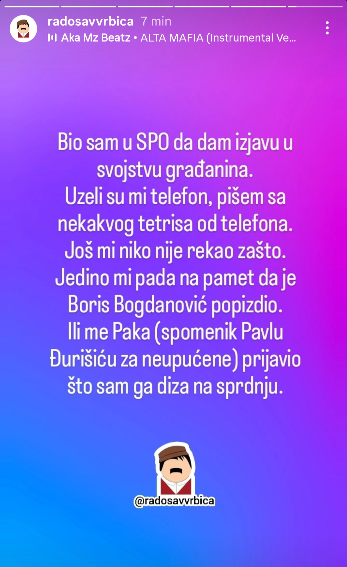 Objava „Radosava Vrbice“