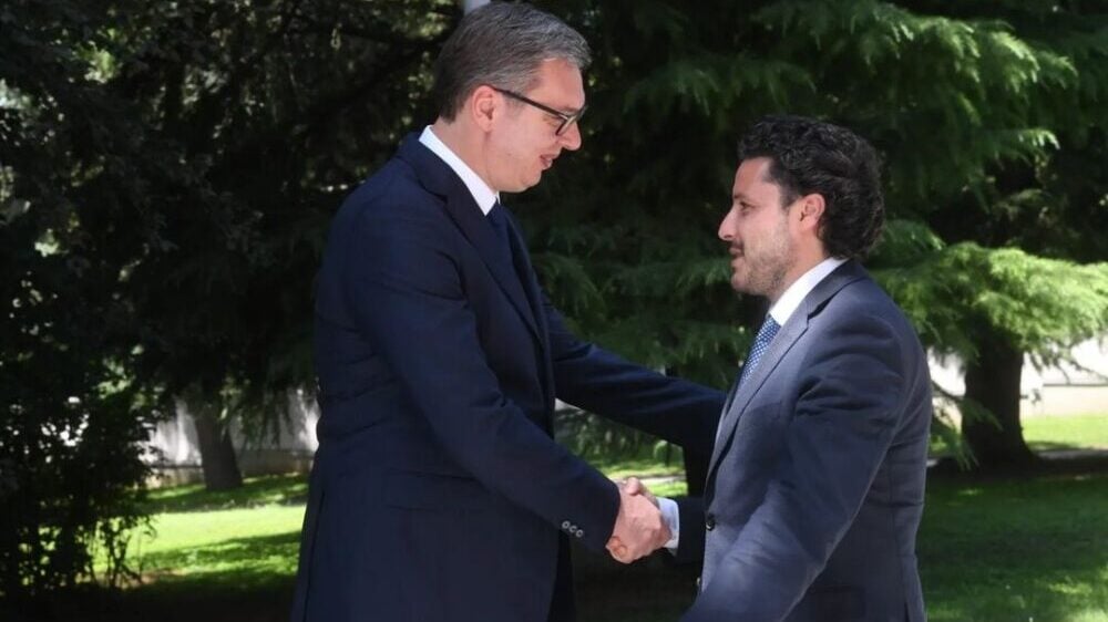 GAZDA I ŠEGRT: Vučić i Abazović