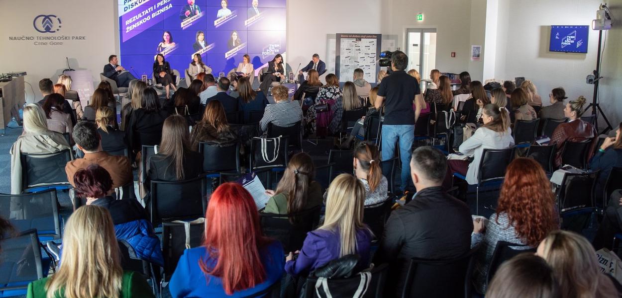 Sa događaja u Naučno-tehnološkom parku (Foto: Top Women Business Montenegro)