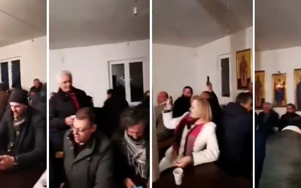 PERFORMANS KSENOFOBIJE: Pjevanje ,,Leleču Turci, kukaju bule" u Parohijskom domu Spuž, januar 2020.