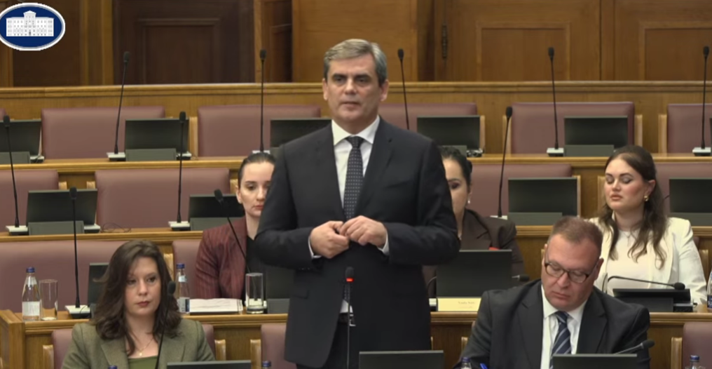 Ervin Ibrahimović (Foto: Skupština Crne Gore - stop kadar)