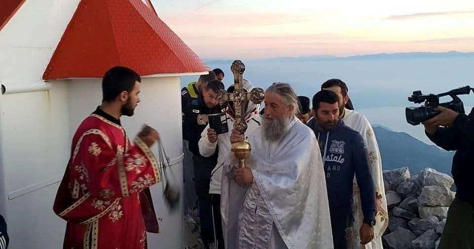 Iznošenje krsta Svetog Jovana Vladimira na Rumiju 2015. godine 