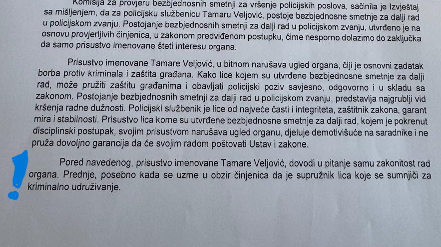 NEVJEROVATNO OBRAZLOŽENJE DISCIPLINSKOG POSTUPKA: Detalj iz Rješenja ministra Šaranovića